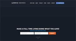 Desktop Screenshot of lewishowes.com